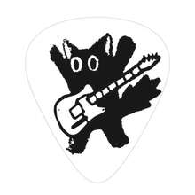 12pcs Funny Hide-And-Seek Black Cat Print Guitar Picks Set, Universal For Acoustic Guitar, Electric Guitar, Bass, Creative Small Gift For Music Lovers Birthday, Christmas, Anniversary - Multicolor - View 8