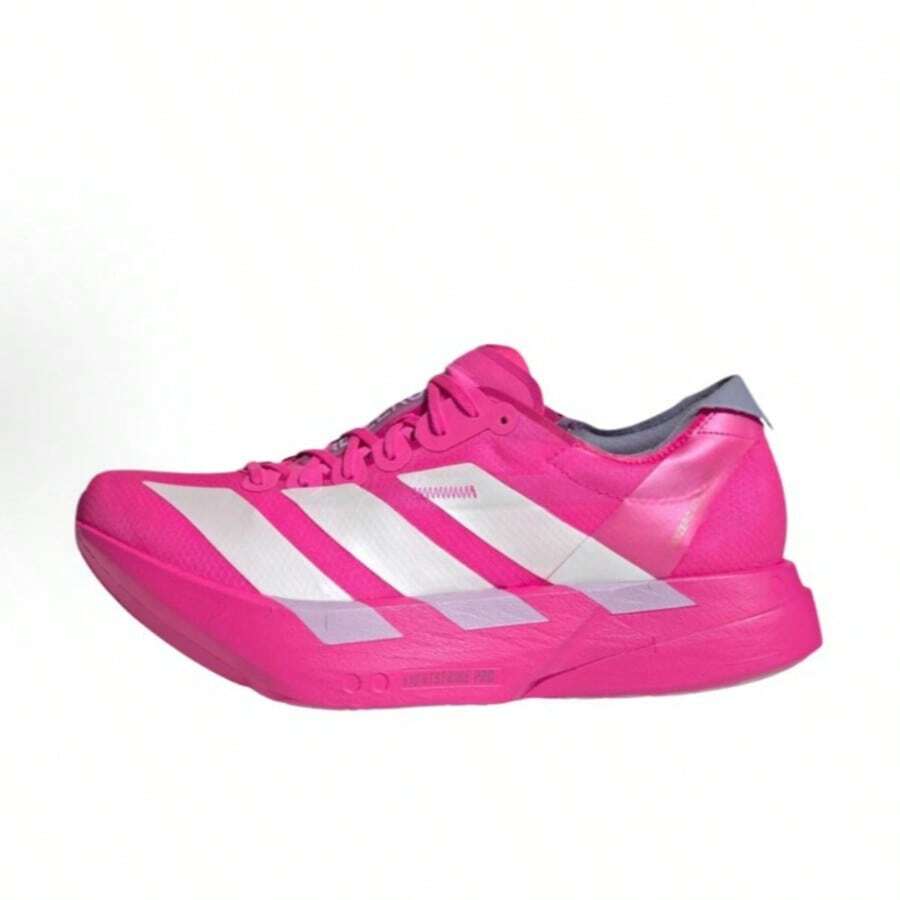 Adidas Adizero Adios Pro 4 Stylish And Comfortable Fabric Low-Top Running Shoes For Men, Pink - Hồng - Xem 1