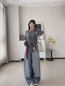 Women Jeans - Blue - View 3