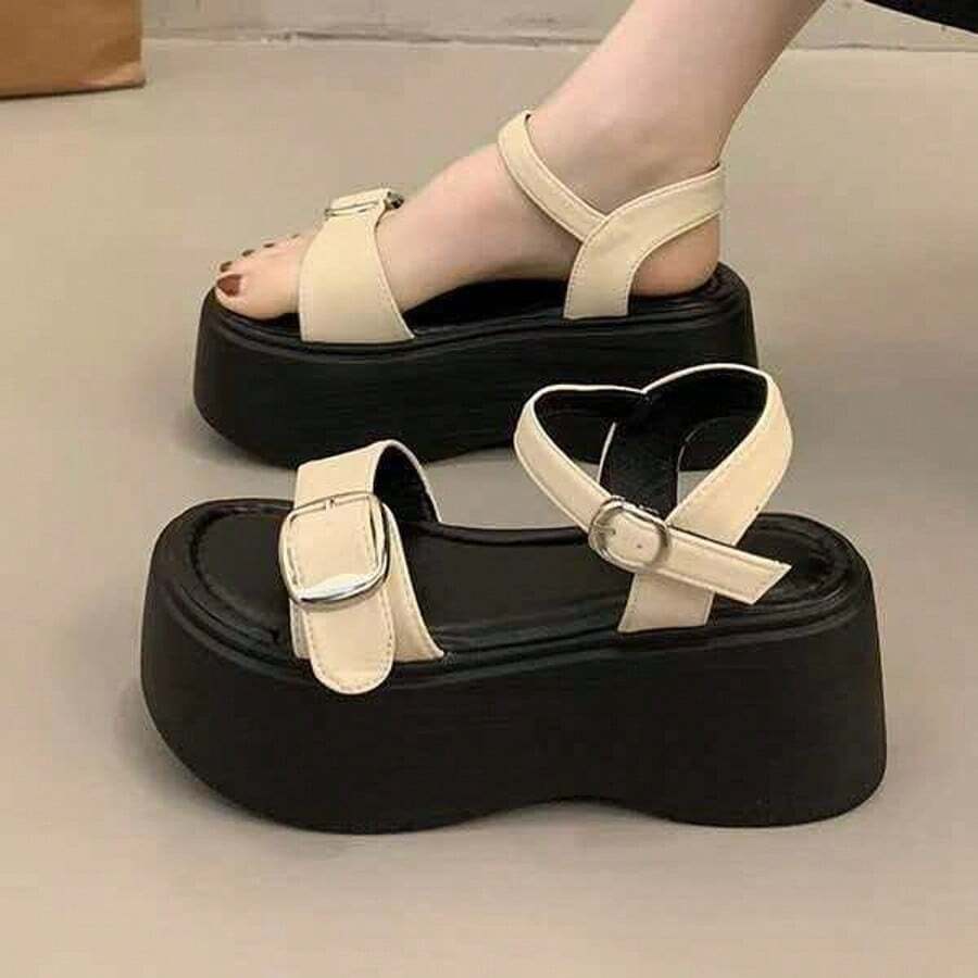 Women Platforms & Wedge Sandals - Off White - View 1