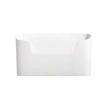 1 pieza/2 piezas Cesta de almacenamiento de plástico montada en la pared sin taladro para habitación de bebé, caja de almacenamiento de artículos para niños, adecuada para organización y almacenamiento del hogar de la guardería - Multicolor - Ver 10