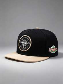 1 pieza Gorra de béisbol unisex de moda con bordado de brújula en bloques de color - Transpirable, ajustable, gorra de papá y gorra de béisbol - Sombrero de sol casual unisex, perfecto para actividades al aire libre, viajes y correr (disponible en varios colores) - multicolor - Ver 8