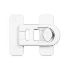 2 piezas Cerraduras de para niños, Cerradura de refrigerador, Cerradura de cajón, Cerradura anti-apertura de puerta de gabinete, Cerradura de horno y microondas, Protección para bebés - Multicolor - Ver 11