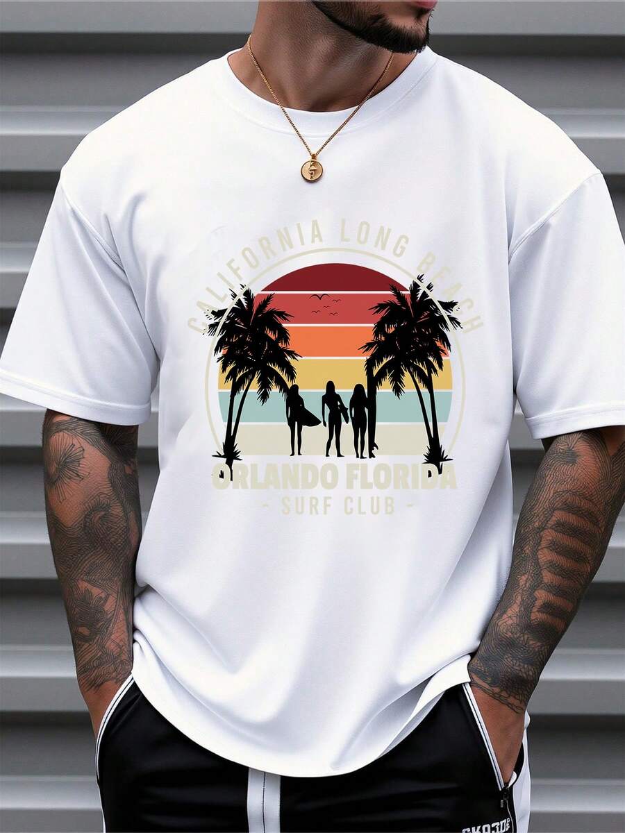 T-Shirts Hommes - Blanc - Voir 1