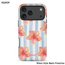 VESPOP Funda de teléfono con doble capa y resistente a golpes, diseño brillante, colores vibrantes, compatible con iPhone 17/16/15/14/13 Pro Max, Galaxy S26/S25/S24 Ultra, Pixel 10/9/8 Pro - Color mixto 1 - Ver 8