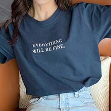 Women T-Shirts - ネイビー - View 1