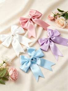 48pcs/24PCS/8PCS Big Ribbon Bows , Hair Bows For Women, Multipurpose Decorative Bows For Hair Gift Wedding Curtain Home Decor, Handmade Invitation Letter Decorations ,Crafts & Sewing Supplies - Gift Packaging Bow - Double Swallowtail Bow - View 13