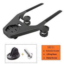 1 pieza Soporte de extensión de tabla de código para bicicleta, luces de coche, expansión de cámara deportiva, base elevadora, accesorios de equipo de ciclismo - Multicolor - Ver 13