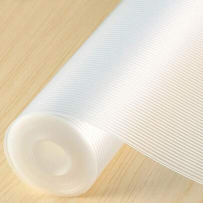 Non Slip Shelf Liner For Cabinets Drawers Waterproof Refrigerator Mat Clear Non Adhesive Storage Organizer 12 X 10ft