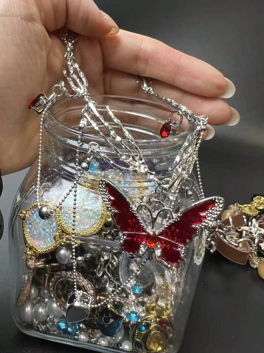 Secret Mystery Jewelry Jar,15Pcs Mixed Jewelry,Vibe Styling & Gift - 1 hũ đựng trang sức - Xem 1