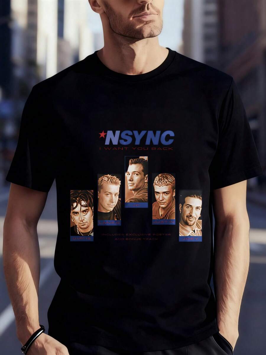 Men T-Shirts - Black - View 1