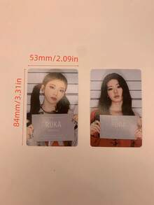 BABY MONSTER 新專輯「CHOOM」小卡收藏組,包含 Jung Ah-Yeon、Shin Hwa-Blue、ASA 高畫質收藏卡、貼紙、LOMO卡,BABY MONSTER CH(CHOOM) Lomo卡與貼紙套組,K-Pop 粉絲周邊,RUKA/PHARITA 粉絲禮物,適合粉絲收藏、帳號裝飾、DIY卡片相簿、立架展示與桌面裝飾 - 彩色 - 查看 6
