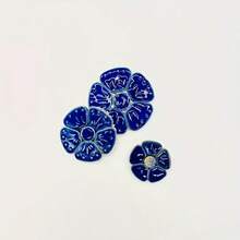 3-Size Set Handmade Pure Flower Collage, DIY Ceramic Flower Home Decor Creative Artwork, Convenient For Various DIY Crafts To Create Your Dream Piece - Flowers - View 7