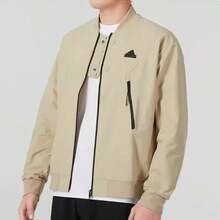 Adidas Jaket olahraga kasual pria TH BOM WV JKT - Khaki - View 3