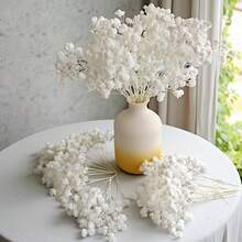 25/50/100/300pcs Artificial Mini Star Confetti - For Resin Mold Art And Crafts, Hair Accessories, Wedding Garlands, Table Flowers, Home Decor, Etc. - White 4 - View 5