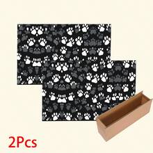 1 pieza, Decoración del hogar, Alfombra de barro de diatomeas con estampado de huella de pata, Fácil de limpiar, Impresión 3D rectangular, Adecuada para entrada, sala de estar, cocina, dormitorio, pasillo, baño, lavandería - Alfombra de poliéster, Adecuada para decoración del hogar interior y exterior - Multicolor - Ver 13