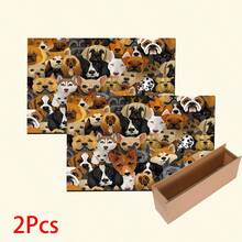 1pc, Home Decor, Puppy Pattern Print, Diatomaceous Earth Rug, Easy To Clean, 3D Print Rectangular, Suitable For Doorway, Living Room, Kitchen, Bedroom, Hallway, Bathroom, Laundry Room - Polyester Rug, Suitable For Indoor And Outdoor Home Decor - Multicolor - View 14