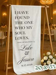 Customized Wedding Welcome Sign, Wedding Fabric Welcome Banner, Modern Wedding Welcome Banner, Fabric Sign Customized Wedding Banner, Bohemian Wedding, Bridal Shower Sign Personalized Name Customized Wedding Sign, Customized Minimalist Welcome Sign, Fabric Welcome Sign, Wedding Decoration, Customized Fabric Wedding Sign, Personalized Party Decoration, Minimalist Sign, Fabric Sign, Wedding Welcome Sign, 3 Fabric Options For Banner, Personalized Party Decoration, Minimalist Sign, Fabric Sign, Wedding Welcome Sign - Multicolor - View 3