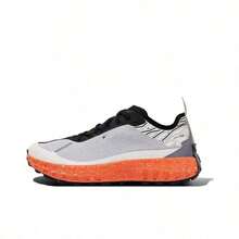 NORDA001 Cross-Country Running Shoes For Men And Women, Outdoor Hiking, Trekking, Casual, Non-Slip, Wear-Resistant Sports Shoes - Gray Orange - View 2
