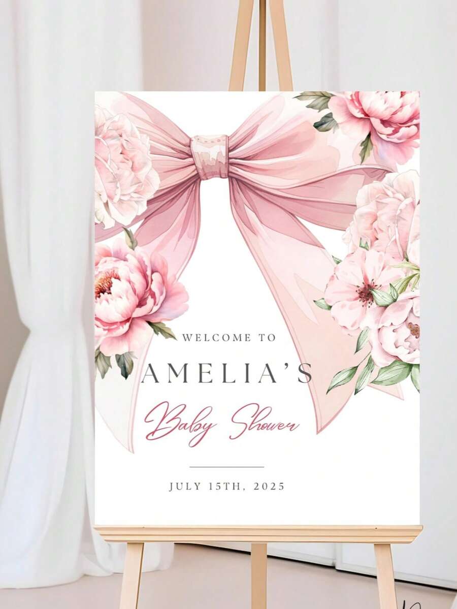 Welcome Sign Template For Rehearsal Dinner, Rehearsal Dinner Welcome Sign Template, Calligraphy Welcome Sign For Rehearsal Dinner, Classic Elegant Printable Rehearsal Sign - Multicolor - View 1