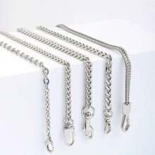 Metal Chain Strap Replacement Accessory, Suitable For Shoulder Bags, Underarm Bags, Handbags, Mahjong Bags, High-End Versatile Bag Chain - Silver - View 2