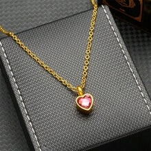 1pc Stainless Steel Gold Heart-Shaped Urn Pendant Necklace, Memorial Necklace To Hold Ashes, Hair Or Crystal Beads To Commemorate Loved Ones - Screw Heart - View 11