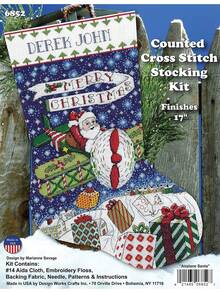 Airplane Santa Stocking Kit - Multicolor - View 2