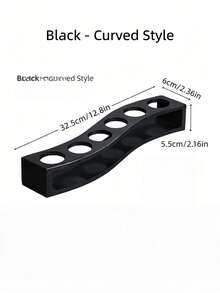 6-Slot Whiskey Glass Holder, Straight/Curved Styles, Party Bar Glass Storage Tray, Whiskey Glass Display Rack, Essential For Party Atmosphere, Bar Commercial/Home Multi-Function Cup Holder, Suitable For Whiskey And Tequila Lovers - View 13
