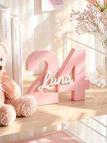 Soporte de Pantalla Digital Impreso en 3D Personalizado: Números y Texto Personalizables, Múltiples Opciones de Color Disponibles. Cada Pieza Está Hecha a Mano Utilizando Materiales de Impresión 3D de Alta Calidad. Perfecto para Cumpleaños, Bodas y Otras Ocasiones - Multicolor - Ver 7