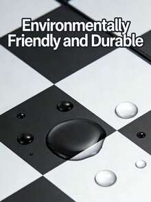 2-In-1 Magnetic Chess And Checkers Set - Portable Chess Set Folding Board Game - View 4