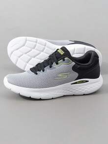 Skechers GO RUN LITE Running Shoes With Air Cooled Goga Mat High Rebound Insoles, Men's Road Running Shoes 220898 - Grey - View 2