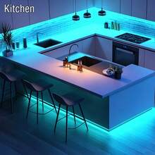 Lampu Strip LED RGB Pintar 3,28-98,4 kaki, Lampu Berubah Warna Sinkronisasi Musik, Dengan Aplikasi dan Kontrol Jarak Jauh 44 Tombol, Cocok untuk Kamar Tidur, Ruang Permainan, TV, Dekorasi Pesta - 3535RGB - View 8