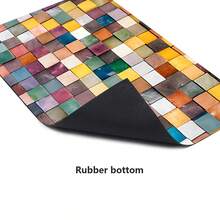 1pc, Home Decor, Puppy Pattern Print, Diatom Mud Mat, Easy To Clean, 3D Print Rectangular, Suitable For Entrance, Living Room, Kitchen, Bedroom, Hallway, Bathroom, Laundry Room - Polyester Mat, Suitable For Indoor And Outdoor Home Decor - Multicolor - View 9