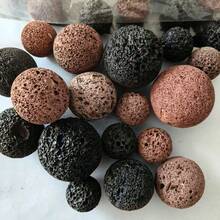 Bolas de Piedra Volcánica Porosa Natural, Piedras Decorativas Multifuncionales para Aromaterapia, Absorción de Aceite en Barbacoas y Paisajismo de Acuarios, Adecuadas para Difusión de Aceites Esenciales, Tanques de Peces y Macetas de Flores - Modelo regular - Ver 6