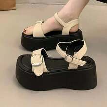 Women Platforms & Wedge Sandals - Off White - View 3