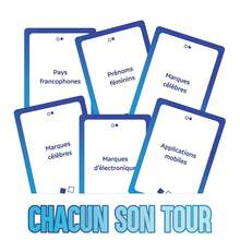 1 Box 55 French Version Board Game Cards, Family Or Friend Gathering Card Game, Keep A Relaxed And Pleasant Atmosphere, Bring People Closer. Suitable For Family Gatherings, Friend Gatherings, Dates And Special Occasions, Cardboard Design, Reusable, Suitable For 3 Or More Players To Participate In The Game. Suitable For Dinner, Dates, Parties And Special Occasions. Can Be Used As Christmas Or Valentine's Day Gifts. - Multicolor - View 4