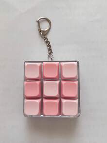 1PC 9-Key Stress Relief Keyboard Pendant, Creative Keyboard Accessory, Decorative Gift, Adult Stress Relief Keyboard Pendant, Best Gift For Friends! 9-Key Stress Relief Buttons Made With Mechanical Technology. Keyboard Stress Relief Tool. Macaron Stress Relief Button Keychain. - A - View 4