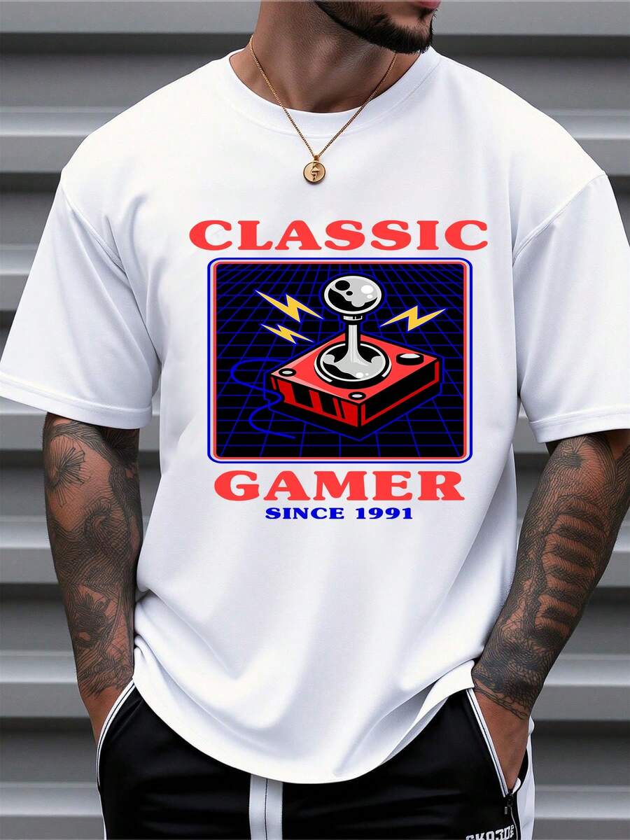 Camisetas masculinas - Branco - Ver 1