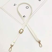 1pc PU Leather Replacement Shoulder Strap - 51 Inch Adjustable Length Crossbody Bag Strap With Gold Clasp And Buckle | Heavy-Duty Hardware, Suitable For DIY Handbag Making - New Model - View 12