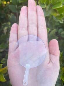 50 buah Kipas Tangan Mini Transparan, Kipas Mini Kosong Buatan Tangan DIY, Kipas Mini Lucu, Cocok untuk Proyek Seni, Souvenir Pesta Pernikahan dan Ulang Tahun, Hadiah untuk Teman, Teman Sekelas, Ibu, Rekan Kerja - A - View 9