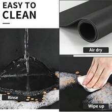 1pc Anti-Scratch Protective Mat For Induction Cooktop, Stove And Ceramic Cooktop, Prevents Scratches, Multi-Functional Stove Cover, Easy To Clean, Heat Resistant, Decorates Home Kitchen - Black - View 5