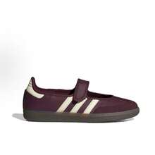 Adidas Originals Samba Jane, Comfortable And Versatile Flat Mary Jane Shoes, Women's, Burgundy. - Burgundy - View 2