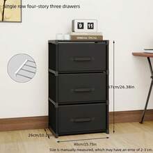 Wardrobe Storage, Autumn Decorative Home Furnishings. Multi-Functional, Medium-Sized Optional, Cube Storage Cabinet With Drawers, Dustproof Wardrobe, Shelves, Shoe Rack, Shoe Cabinet, Freestanding Display Rack, Free Assembly - Multicolor - View 5