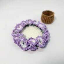 Bouquet de fleurs au crochet, sous-verres, fleurs en pot au crochet, mini rose tricotée à la main terminée, cadeau romantique pour filles et mamans pour anniversaire, anniversaire de mariage, Saint-Valentin, rouge - Multicolore - Voir 17