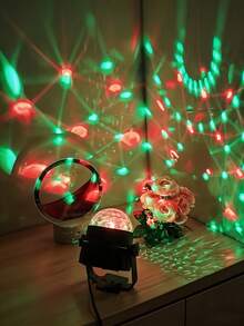 1 كرة ديسكو RGB - 7 أوضاع، LED متغير الألوان، يعمل بالطاقة USB مع جهاز تحكم عن بعد - ضوء جو الحفلات للمنزل والحفلات والكاريوكي والزفاف، تصميم أسود عصري مع حامل قابل للتعديل - ضوء متعدد الألوان - مشاهدة 6