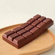 2/1pc Slow Rebound Chocolate-Shaped Squeeze Toy - A Realistic Food-Themed Sensory Stress Reliever For Adults. Made Of Thermoplastic Rubber, This Cute Chocolate Figurine Is Perfect For Collection. It Can Serve As Birthday Party Favors - 2件 - 查看 4