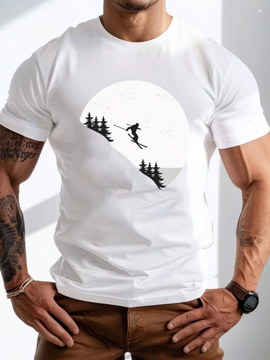 Men T-Shirts - White - View 1