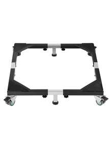 Fridge Stand Mobile Base, 1200 Lbs Load Capacity, Washing Stand With 8 Locking Twin Wheels And 4 Brakes, 23-36.6 Inches Adjustable Furniture Dolly Washer, Refrigerator And Dryer - A - View 11