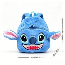Lilo & Stitch 3D Pressure Resistance Plush Large-Capacity Backpack/Shoulder Bag With Adjustable Shoulder Straps, Suitable For Children And Both Boys And Girls, Perfect For School, Work, And Travel. Makes A Great Gift Or Accessory. - A - View 2