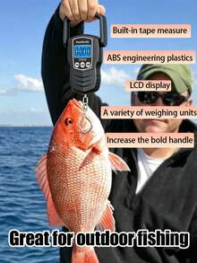 [Bestselling Product] 50kg Large Capacity Portable Pocket Scale, Handheld Electronic Scale, Easy To Store, High-Definition Display, Multiple Unit Switching, Suitable For Shopping Malls, Luggage Check-In, And Other Scenarios. Battery Not Included. - Multicolor - View 4